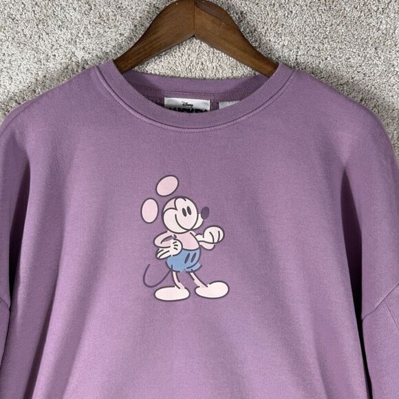 Disney Mickey Mouse Genuine Mousewear Crew Sweatshirt Womens Medium Pullover - Picture 2 of 10